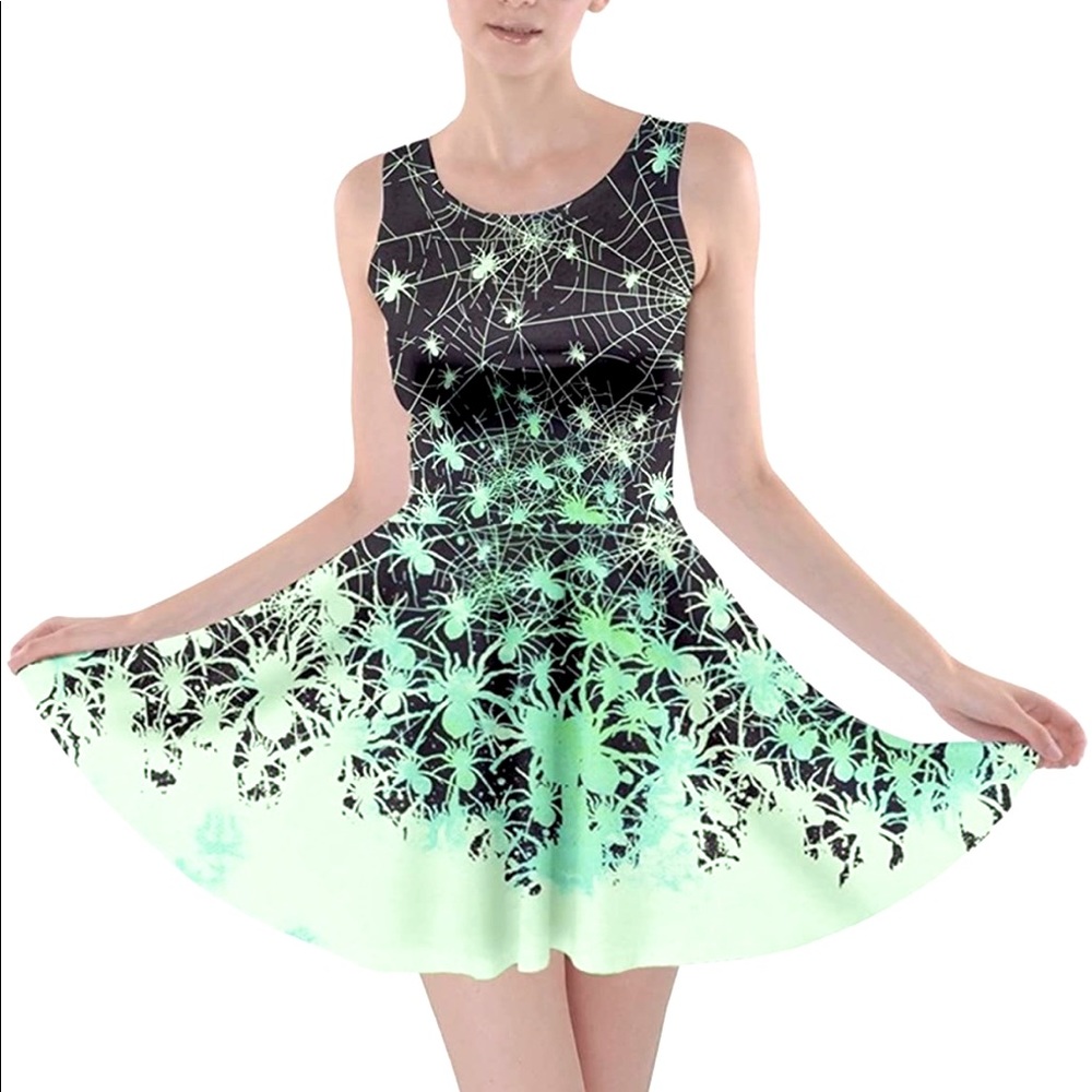 Spider skater dress. NWOT Women’s size M.